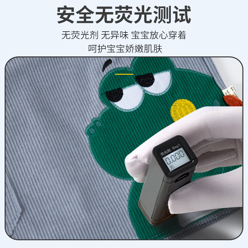 Children's smock, baby eating bib, autumn and winter waterproof baby anti-dirty protective clothing, female baby, male baby eating bib, reverse dressing