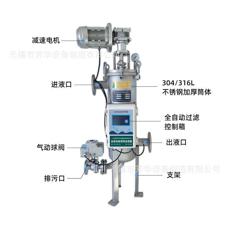 PLC自动循环水过滤自动排污过滤器全自动不锈钢自清洗过滤器,淘宝优惠券,粉丝福利购,淘宝优惠卷