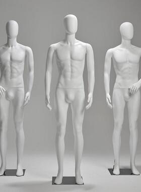 男模特道具全身展示架男装服装店橱窗假人仿真人体拍照模型模特