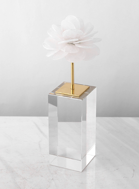 北欧天然水晶石摆件创意客厅玄关酒柜办公室电视柜装饰品家居软装