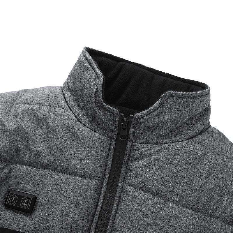 外贸马甲自发热冬季新款跨境马甲智能加热石墨烯发热背心立领保暖,淘宝优惠券,粉丝福利购,淘宝优惠卷