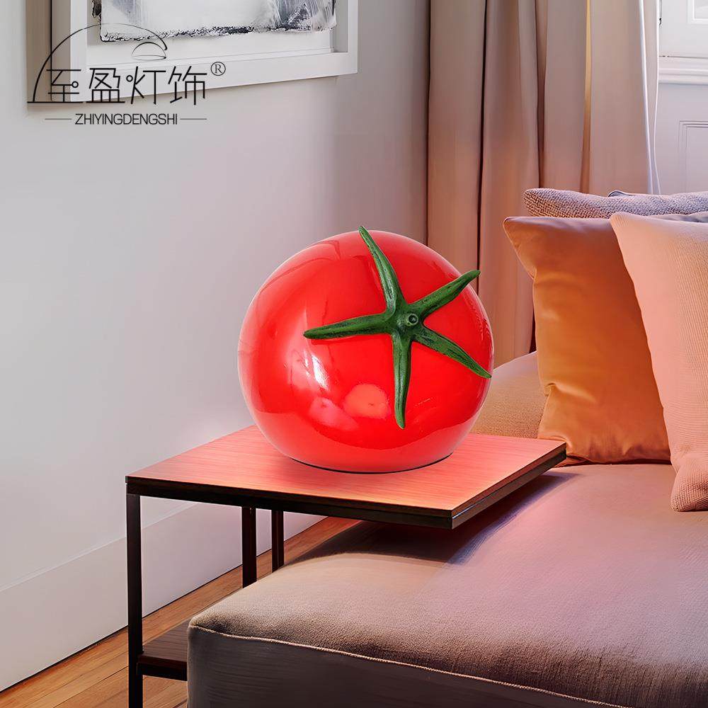 番茄熟了创意台灯 卧室床头氛围装饰可爱摆件 西红柿台灯,淘宝优惠券,粉丝福利购,淘宝优惠卷