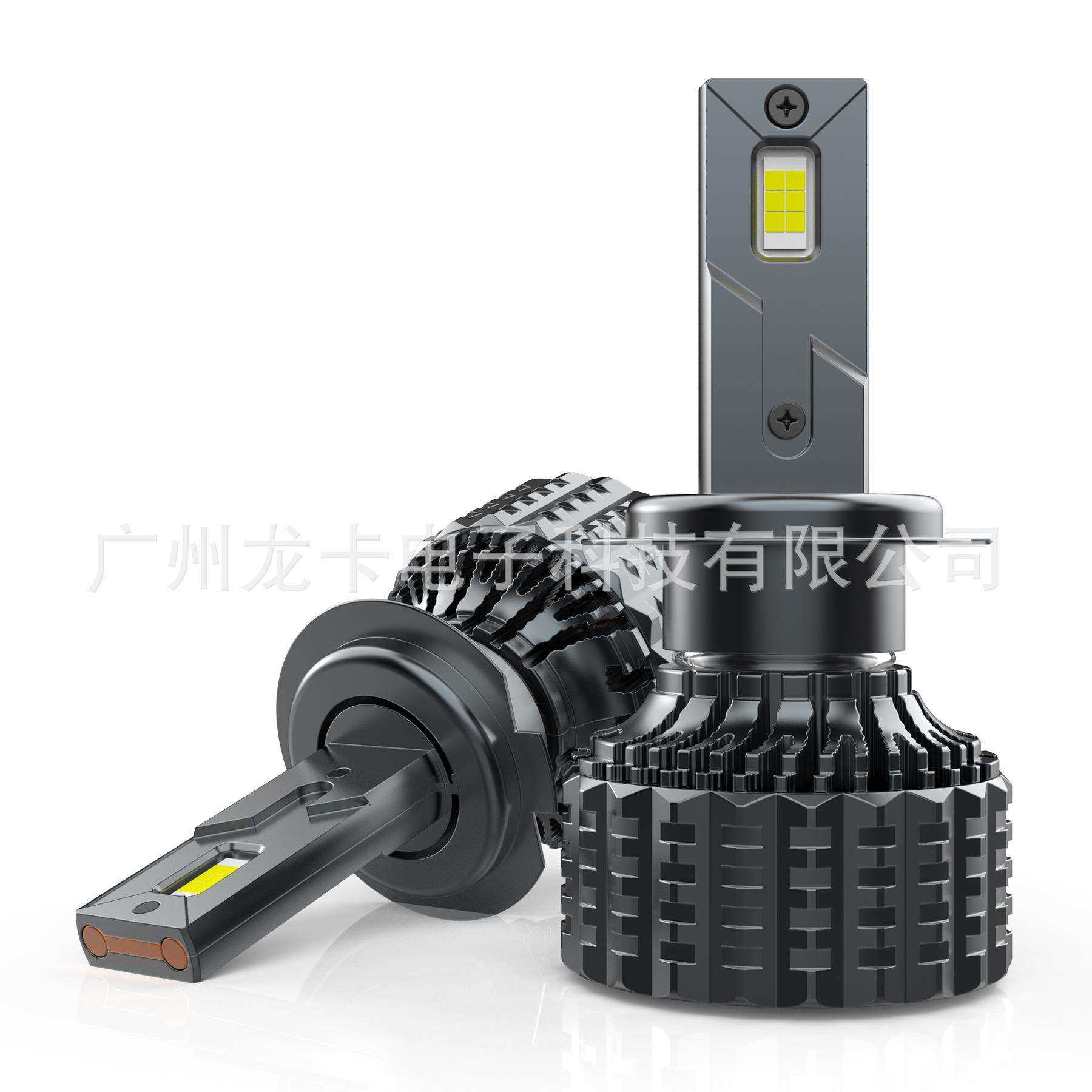 厂家直供新款双铜管高亮12V 24V货车通用 宽压三色LED汽车大灯,淘宝优惠券,粉丝福利购,淘宝优惠卷