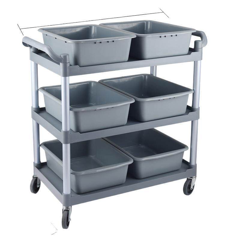 酒店餐厅三层收餐车小手推车收碗车送餐车饭店移动收集工具服务车,淘宝优惠券,粉丝福利购,淘宝优惠卷