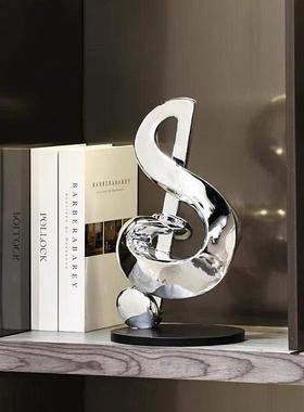 现代斯堪的纳维亚树脂电镀艺术创意饰品雕塑家居桌面客厅入口装饰