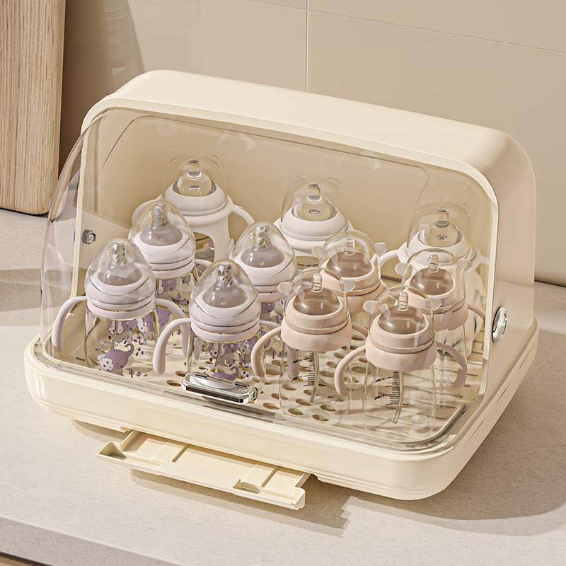 杯子收纳盒家用桌面防尘玻璃杯架客厅台面带盖托盘沥水茶具置物架,淘宝优惠券,粉丝福利购,淘宝优惠卷