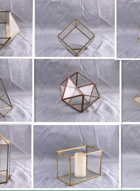 热销迷你玻璃花房花瓶摆件 客厅 插花花盆简约多肉植物微景观生态