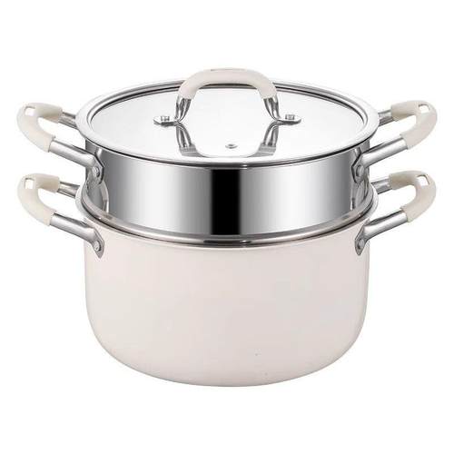 德国316不锈钢家用蒸锅汤锅新款煲汤泡面 面煮面 面锅燃气电磁炉 - 图3