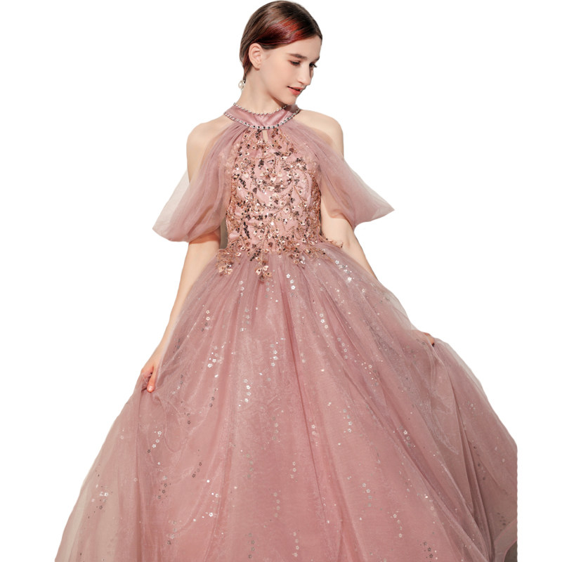 儿童生日宴会晚礼服高端女童T台走秀主持人钢琴演奏小提琴演出服,淘宝优惠券,粉丝福利购,淘宝优惠卷