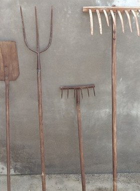 怀旧摆件老农具农场老公社时期老物件民俗博物馆复古收藏展览道具