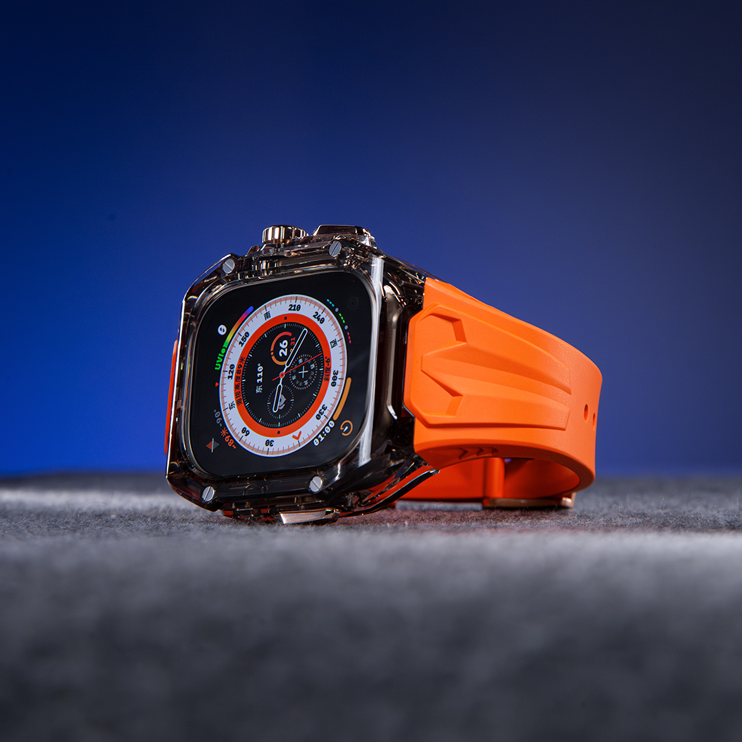 清歌适用AppleWatchUltra3手表带iWatch/Applewatch改装S11表壳S10腕表Ultra2代苹果手表保护壳iWatchS表带S9 - 图0