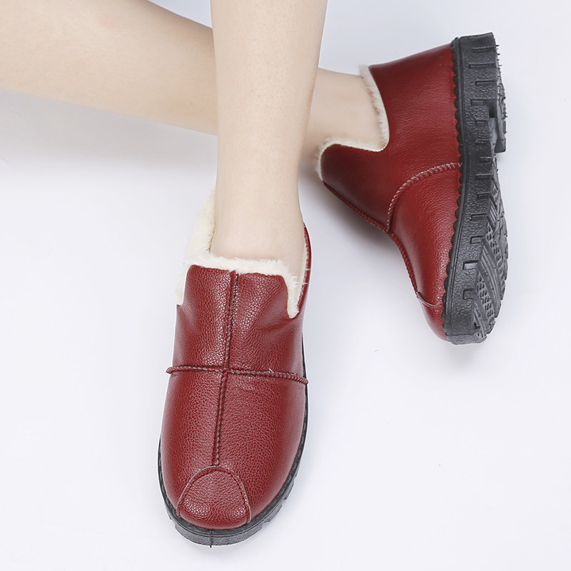 南极团冬季棉鞋防寒保暖加绒加厚防水鞋子女防滑妈妈棉鞋休闲鞋女,淘宝优惠券,粉丝福利购,淘宝优惠卷