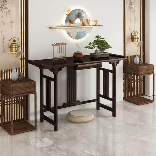 新中式中堂桌供桌八仙桌条案神台香案佛台家用香桌案台佛龛柜神龛 - 图3