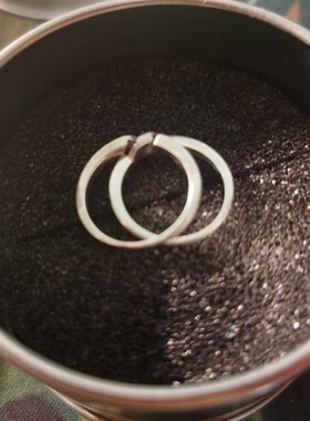 925纯银永不分离戒指