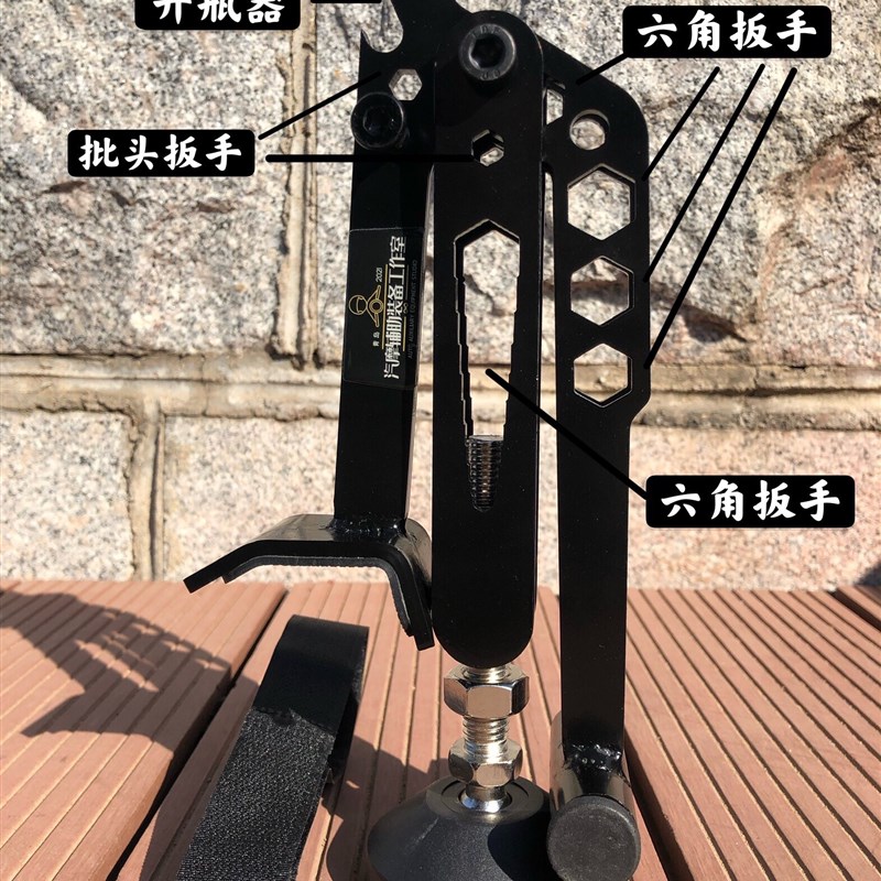 摩托车起车架便携起车架折叠驻车架脚撑支撑架多功能起车架新款 - 图0