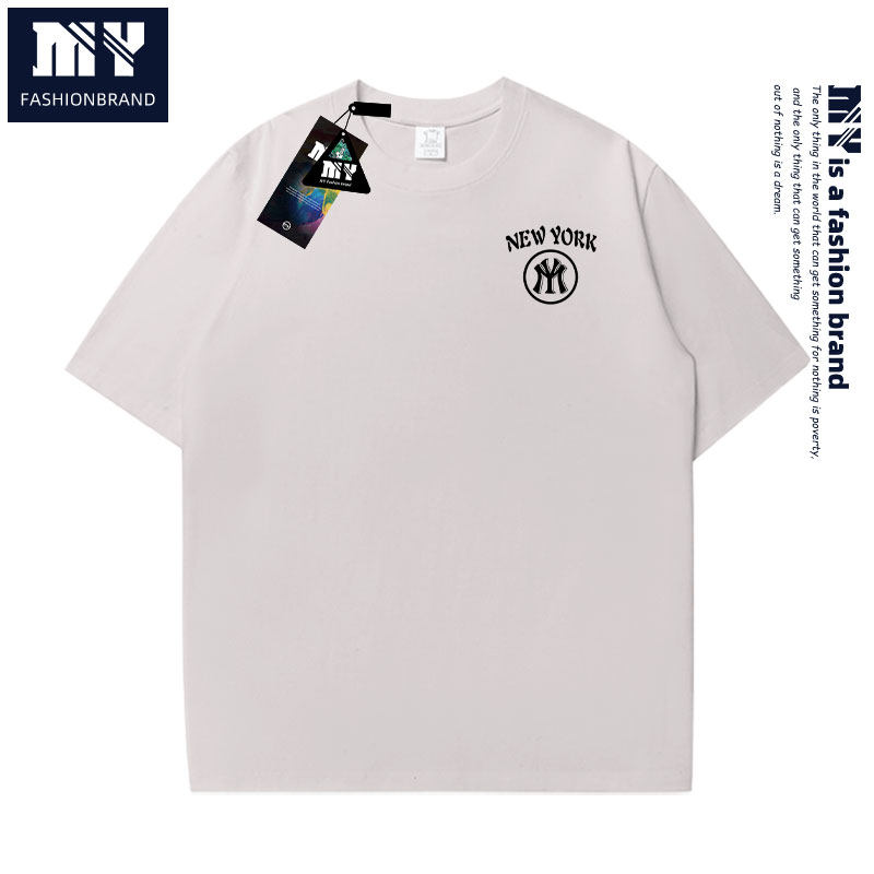 MY清仓！官方正品100纯棉情侣半袖T恤街头风时尚套头短袖T恤衫YF