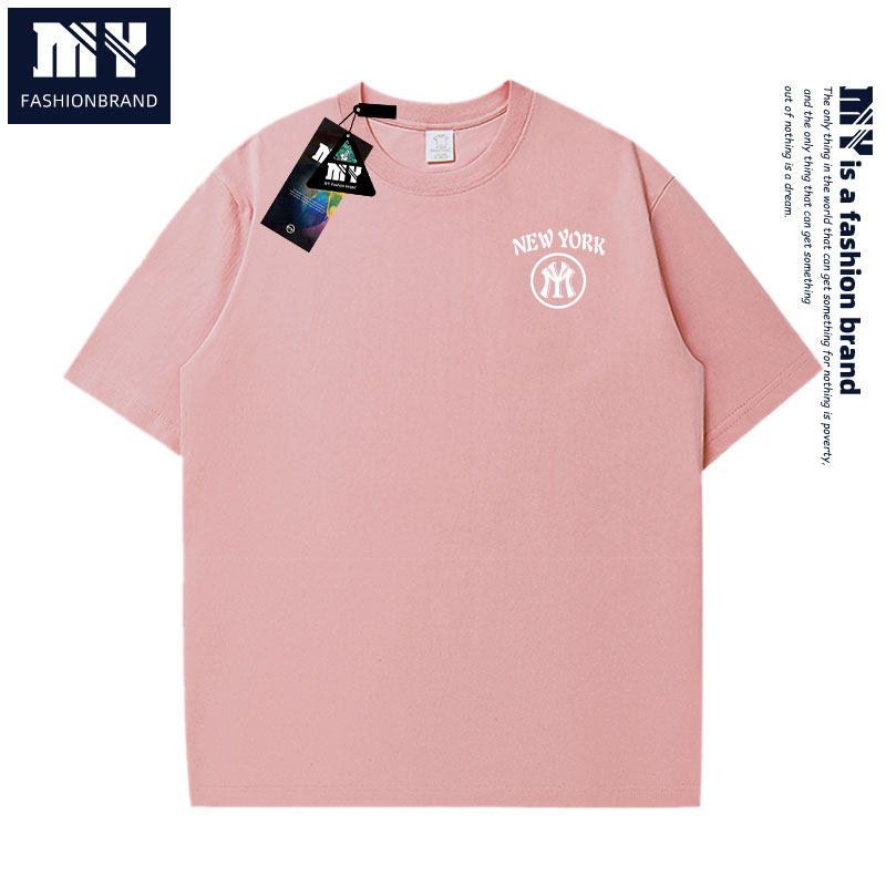 MY清仓！官方正品100纯棉情侣半袖T恤街头风时尚套头短袖T恤衫YF