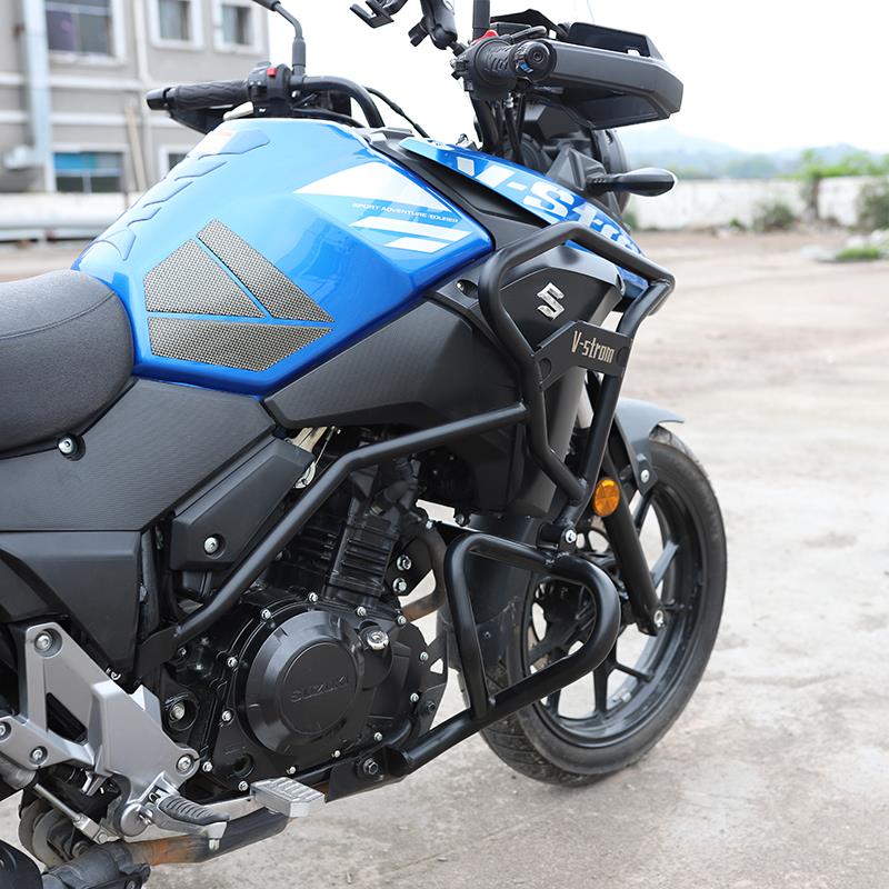 适用于铃木DL250保险杠改装全包围前后护杠DL250-A边箱防摔竞技杠 - 图1