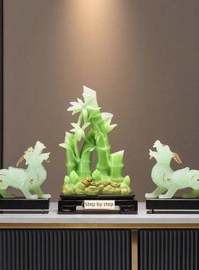 采购产品富竹饰品，领导客厅和办公室礼品，循序渐进，乔迁礼品