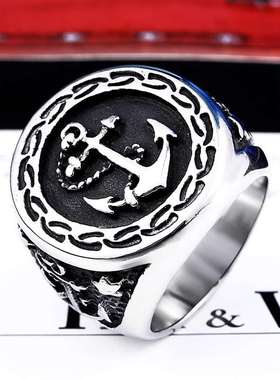 beier stainless steel  mens personality titanium steel ring