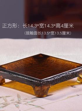 琉璃龙岩佛像底座供台正方形长方形加高底座供奉观音药师加高台座