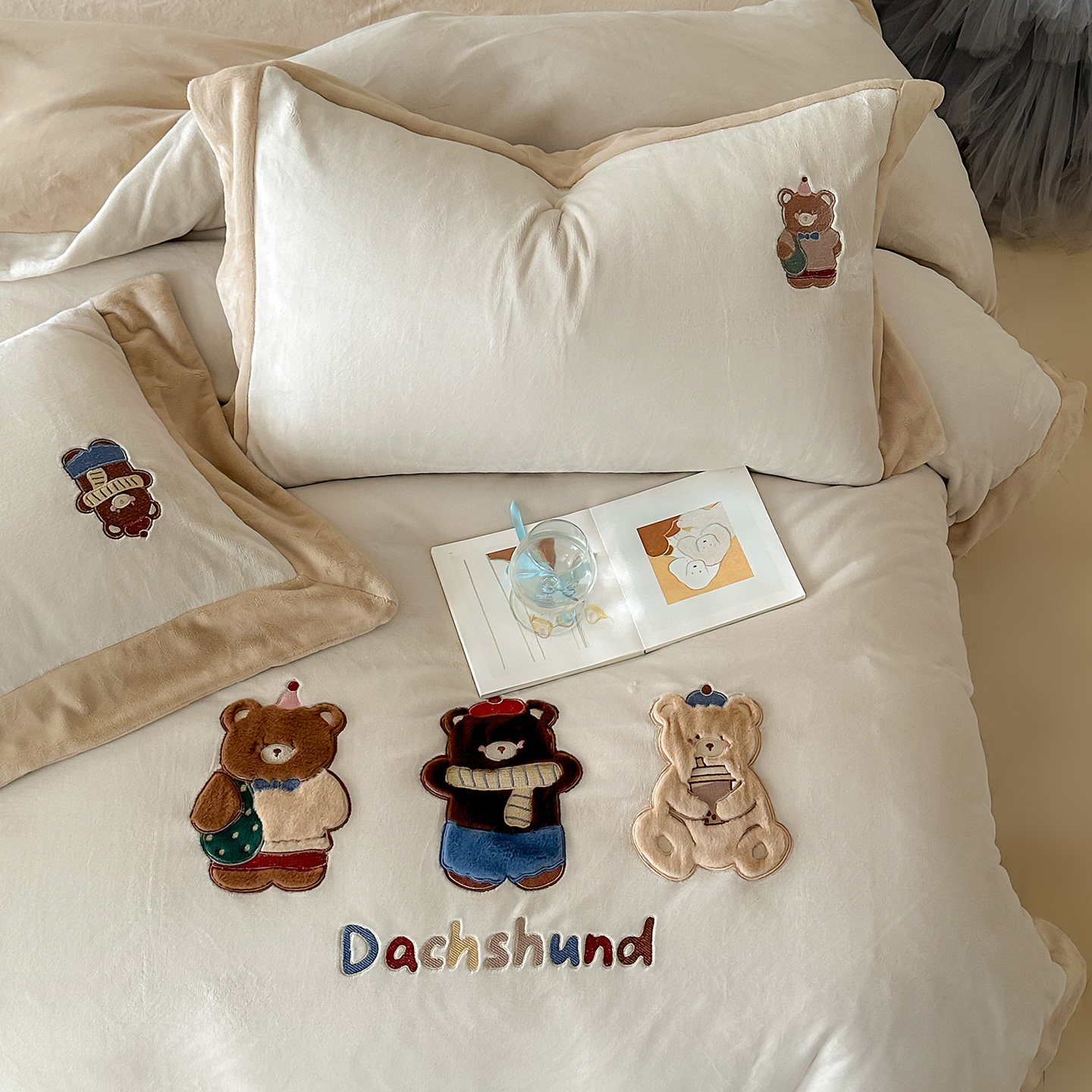 果点家纺【25秋冬新品】全消光奶芙绒定织A类四件套治愈童趣系,淘宝优惠券,粉丝福利购,淘宝优惠卷