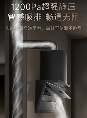 追觅1200Pa大风量自清洁烟机