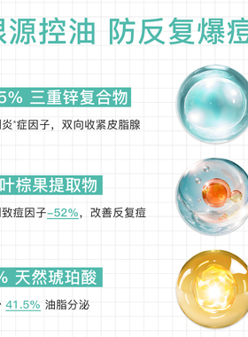 祛痘精华液控油祛痘修护舒缓淡印