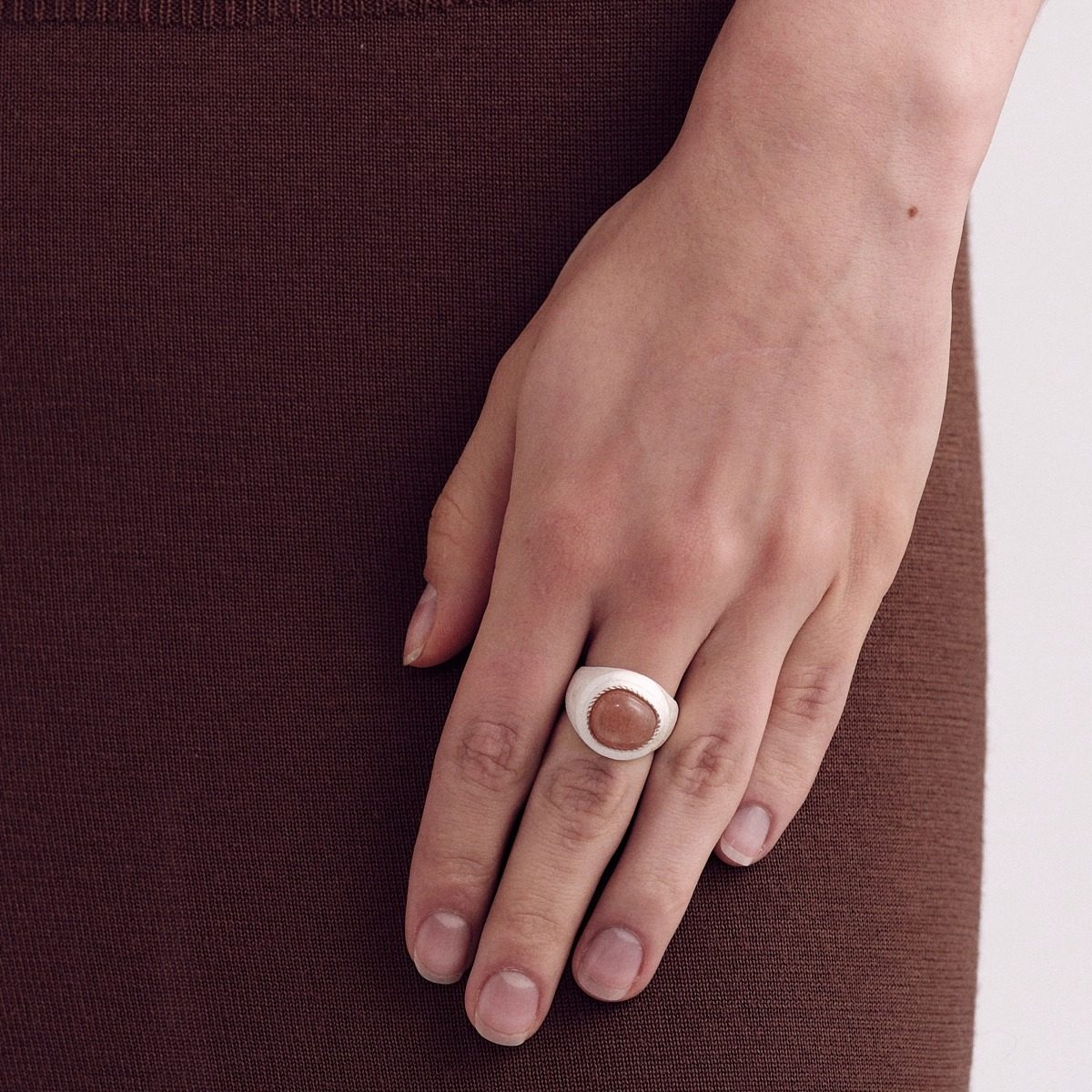 OLIO E ACETO油醋汁 七夕系列·纯银橙月光花圃戒指,淘宝优惠券,粉丝福利购,淘宝优惠卷