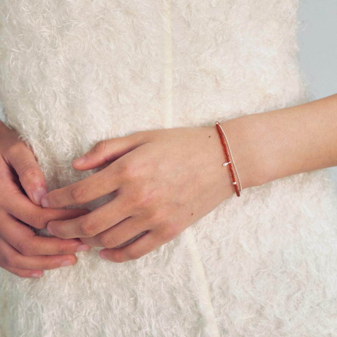 OLIO E ACETO油醋汁 · 新年红玛瑙水滴果双层手链 新年礼物,淘宝优惠券,粉丝福利购,淘宝优惠卷