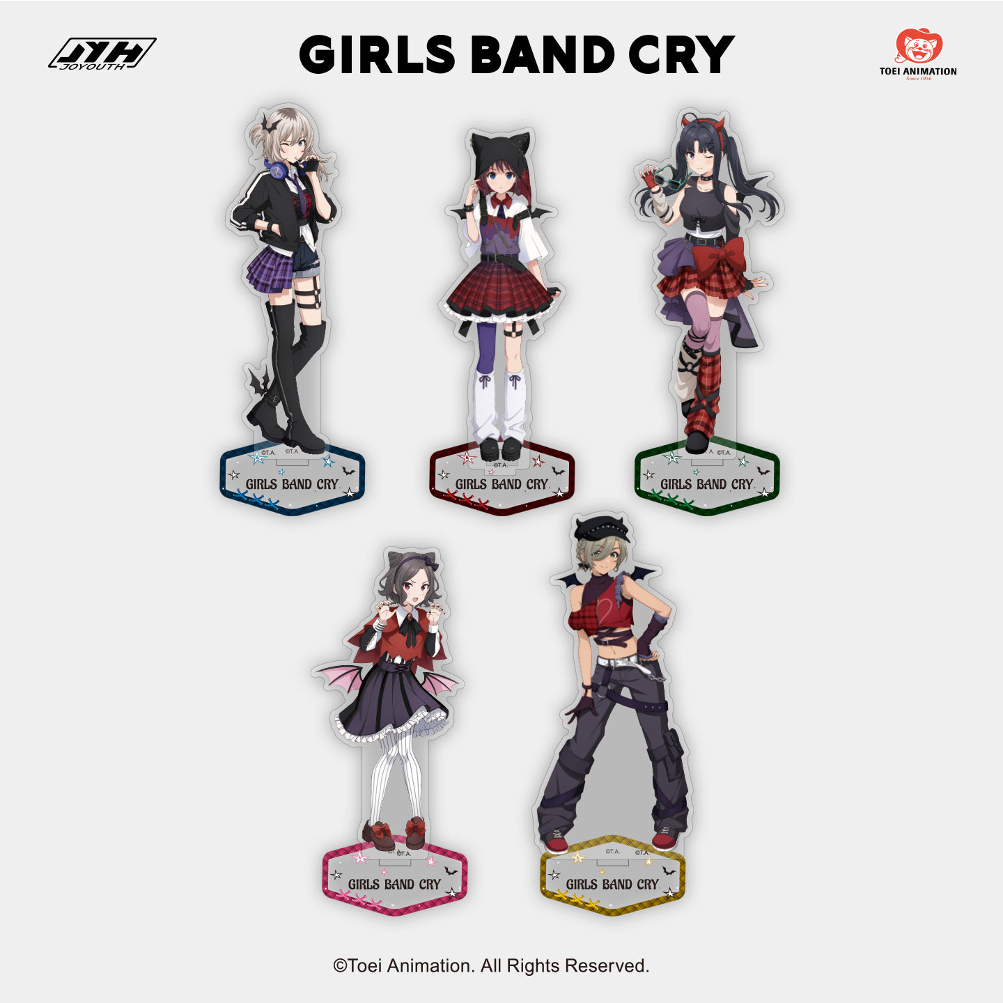 Joyouth现货 少女乐队的呐喊小恶魔系列 亚克力立牌 GBC桌面摆件,淘宝优惠券,粉丝福利购,淘宝优惠卷