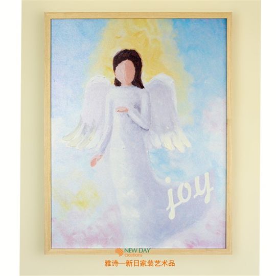 Gift canvas giclee high-definition color spray painting hanging wall hanging decorative photo frame painting happy angel