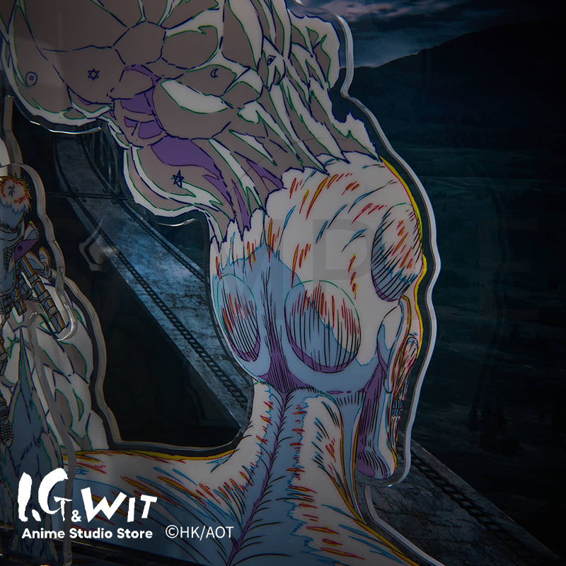 I.G WIT 进击的巨人 原画亚克力场景立牌周边摆件日谷正版授权 - 图3