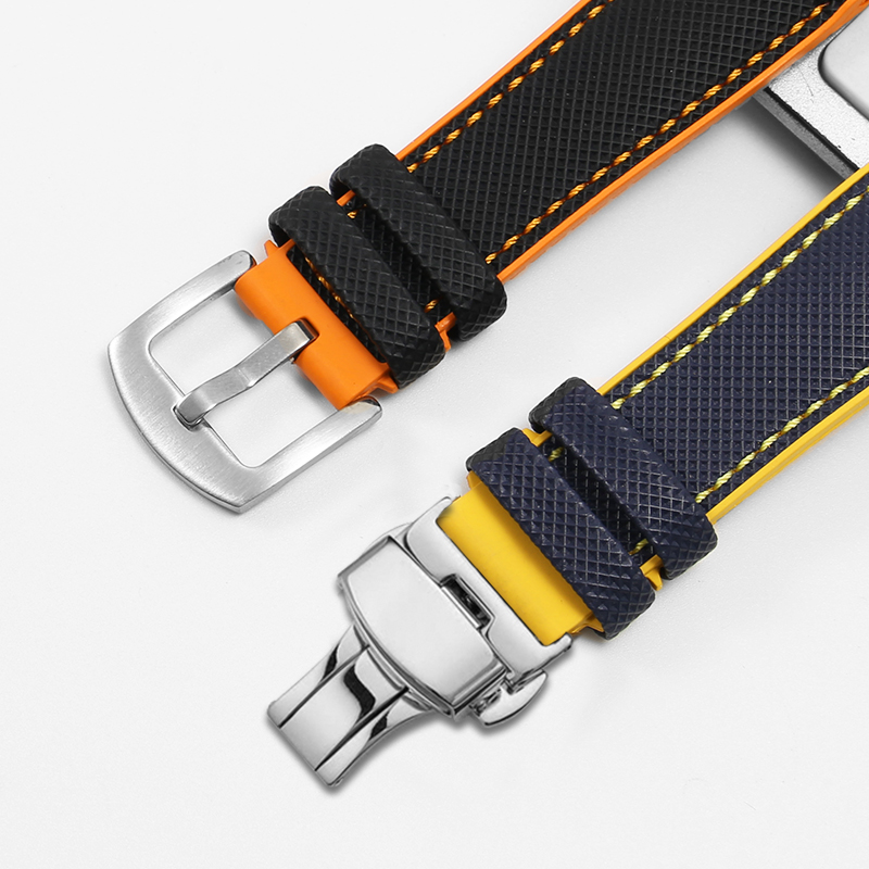 适配华为新款ultimate非凡大师智能腕表GT5/GT4Pro尼龙橡胶手表带 - 图0