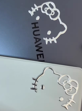 2025新款银色贴纸卡通可爱kt猫手机电脑汽车贴纸凯蒂猫笔记本装饰