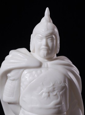 陶瓷民族英雄人物郑成功工艺品摆件客厅家居装饰礼品收藏品包邮