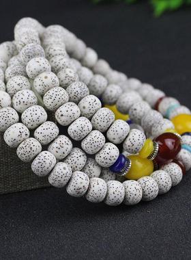 菩提子108颗海南星月佛珠项链手串念珠手链毛衣男女籽正月链直播