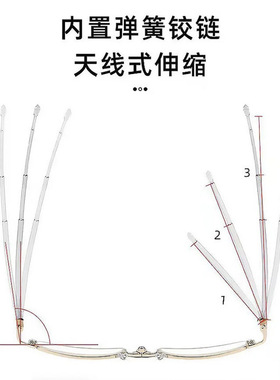 打火机式玻璃老花镜式小巧折叠眼镜盒伸缩天线弹簧腿老人眼镜