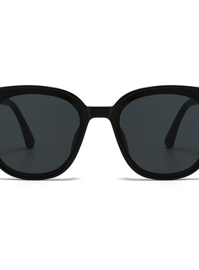 欧美新款链条腿穿皮革太阳眼镜韩系时尚高级感防紫外线墨镜男