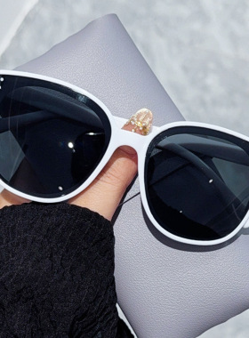 新款黑色墨镜女款高级感网红同款防紫外线防晒男士太阳眼镜