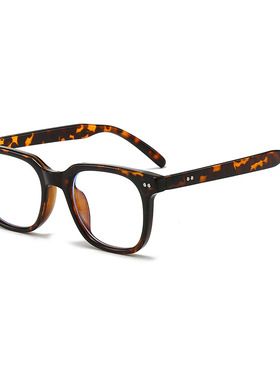 新款时尚个性潮流平光镜可配近视度数网红素颜显瘦防蓝光眼镜