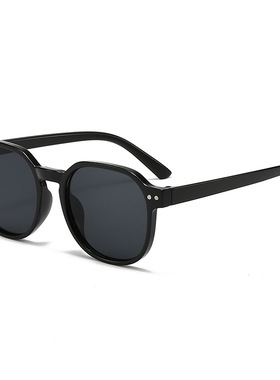 可爱防紫外线方框韩版宝宝墨镜男女童米钉眼镜潮酷拍照儿童太阳镜