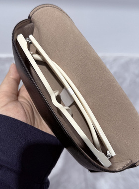 新款太阳镜盒高档皮质磁吸按扣软包款光学眼镜盒质感眼镜皮盒