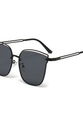 大框猫眼防晒墨镜女高级感新款开车偏光金属防紫外线太阳眼镜