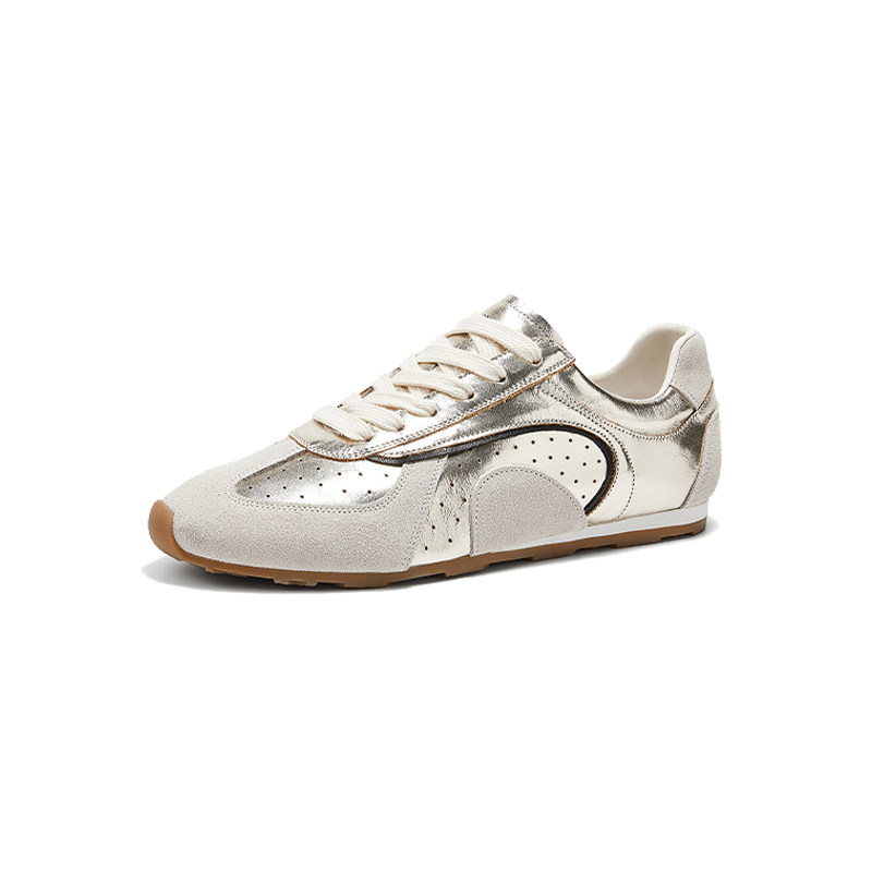 MILLIE'S/妙丽2025新款复古时髦轻便舒适休闲板鞋女鞋圆头平底,淘宝优惠券,粉丝福利购,淘宝优惠卷