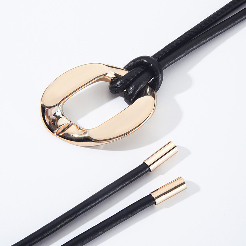 羽绒服专用腰带配件女款配件高级感连衣裙皮带腰链配饰细腰绳装饰