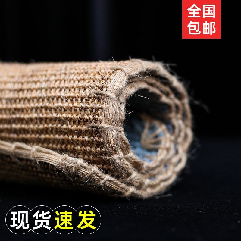 推荐手工缝制剑麻茶席茶桌布日式草编桌旗新中式禅意泡茶台茶巾,淘宝优惠券,粉丝福利购,淘宝优惠卷