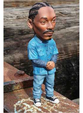 新款直销2025传奇人物树脂装饰品创意说唱歌手艺术摆件花园家居树