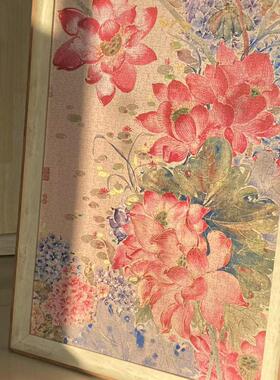 新中式高级感艺术拼图客厅装饰画