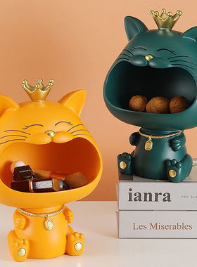 炫风招财猫桌面ins风客厅装饰摆件鞋柜前台办公室酒柜开业大摆设